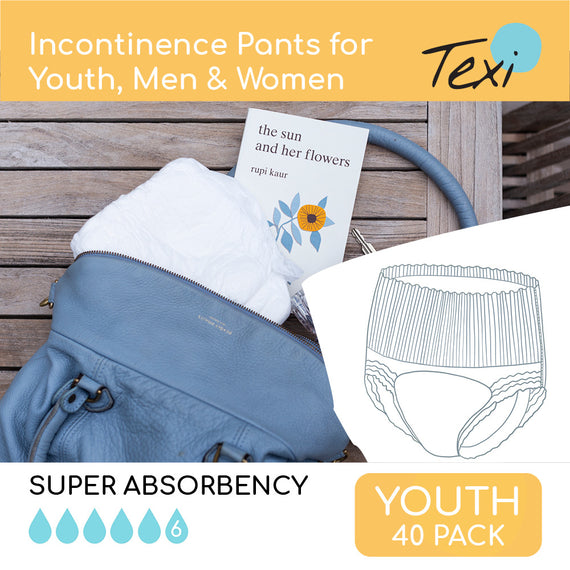 Youth Disposable Underwear 40 Pack